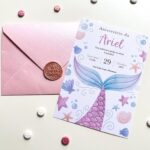Convite Envelope Ariel