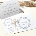 Convite Simples Azul