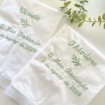 Toalha de Batismo Verde Água