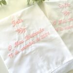 Toalha de Batismo Rosa