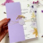 Convite Elegante Lilás