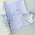 Toalha, Vela e Concha Azul