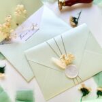 Convite Envelope Verde-água brilhante