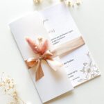 Convite Elegante com Laço