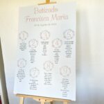 Placa de Nomes PVC Simples Rosa