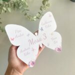 Marcador de Mesa em Borboleta