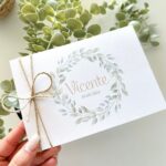 Convite Simples Verde e Bege