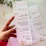 Ementa Elegante com Marcador