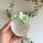 Concha com Anjinho com Íman-laco-verde