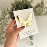 Íman Borboleta Dourada