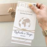 Convite Passaporte Beje
