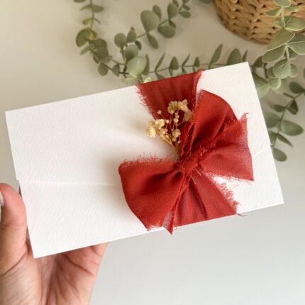 Convite Floral Terracota