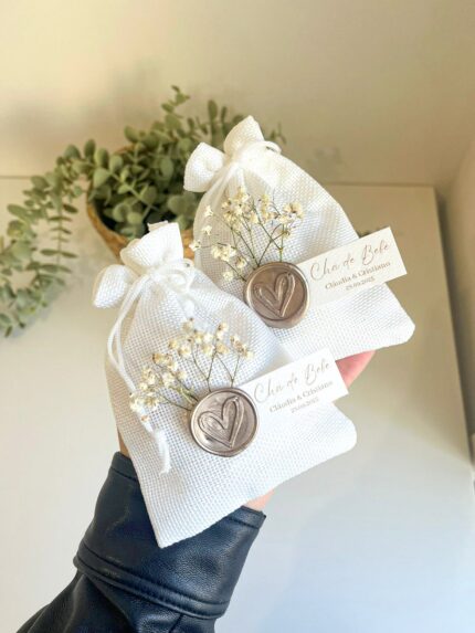 Peônia de Gesso Perfumado em Saco de Pano (Cópia)