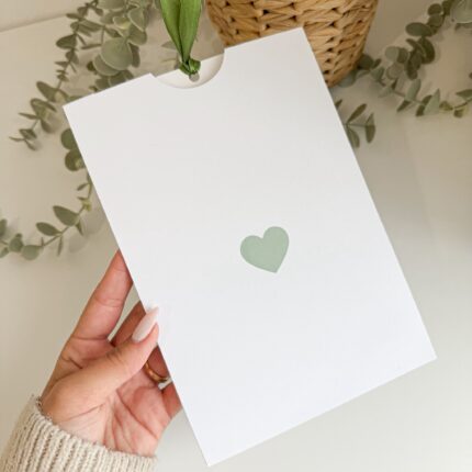 Convite Minimalista Verde