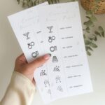 Calendário do dia do casamento